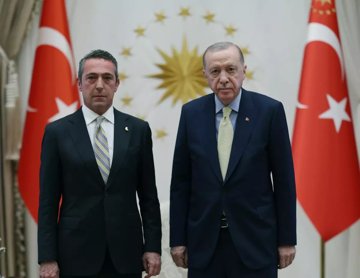 Cumhurbaşkanı Erdoğan, Fenerbahçe Başkanı Ali Koç’u kabul etti