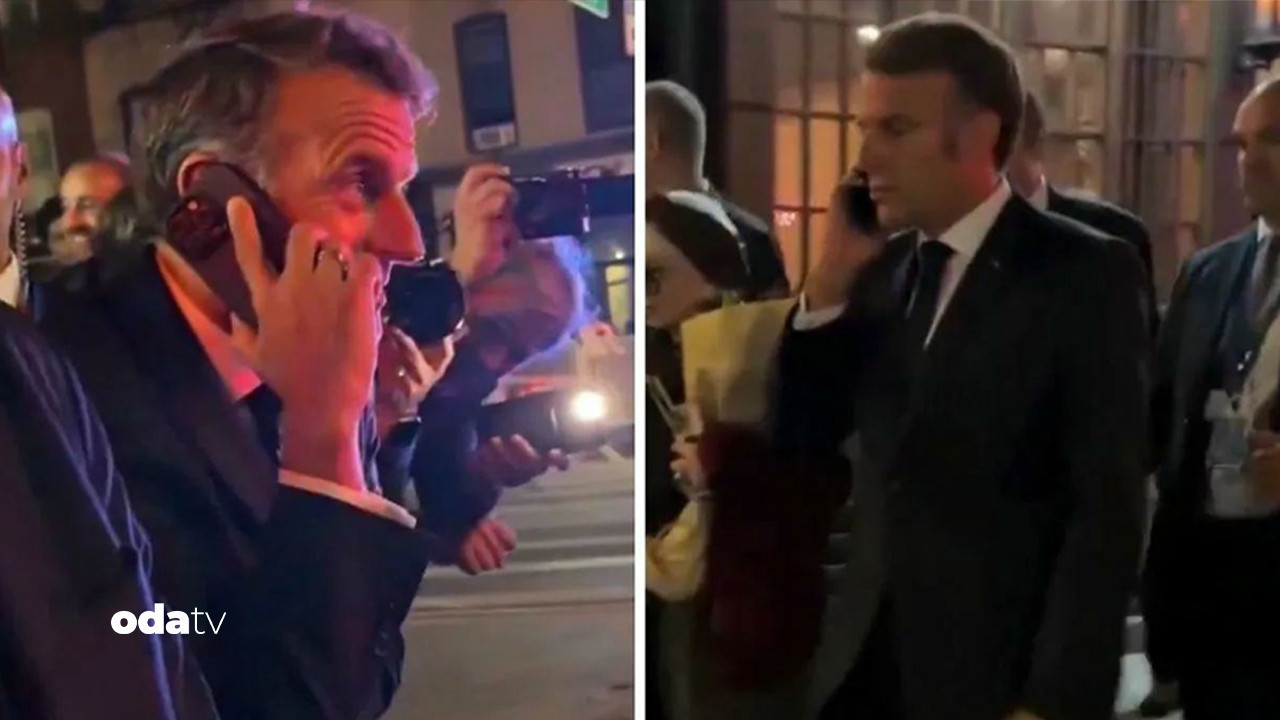 trumpin konvoyu macronun onunu kesti arayip yolu ac dedi nNQReCUK