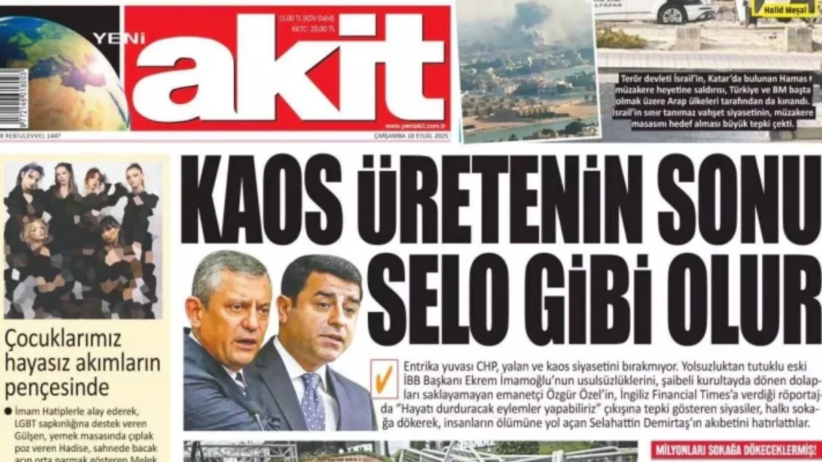 yeni akit ozgur ozeli tehdit etmisti chpden yanit geldi kirli paralarla kurulan bir grup kendini gazeteci sanan tipler mi bizi tehdit ediyor H8qWlQjA